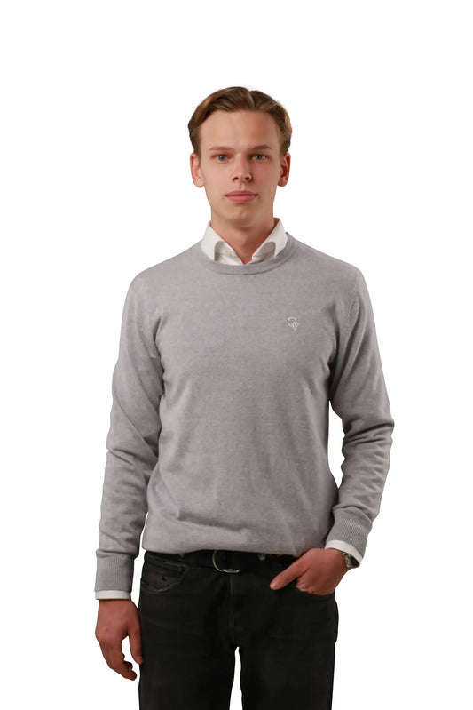 GUAVII Merinowool Sweater Light grey